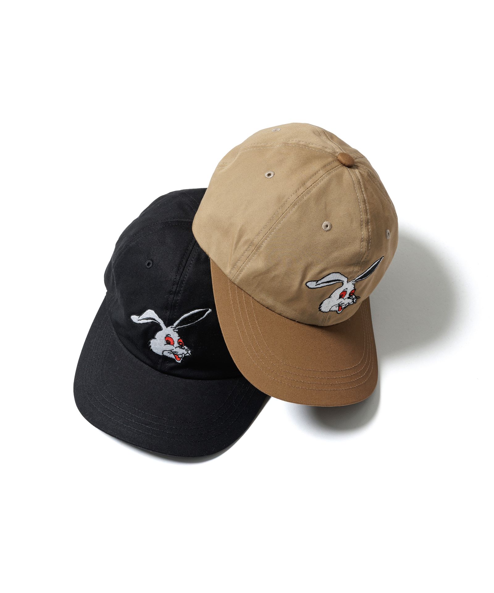 "RABBIT" CAP / BLACK / 6パネルキャップ / FS1985