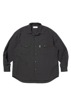 T/W L/S Scout Shirt / BLACK / スカウトシャツ / CTE-26S401-PLAIN