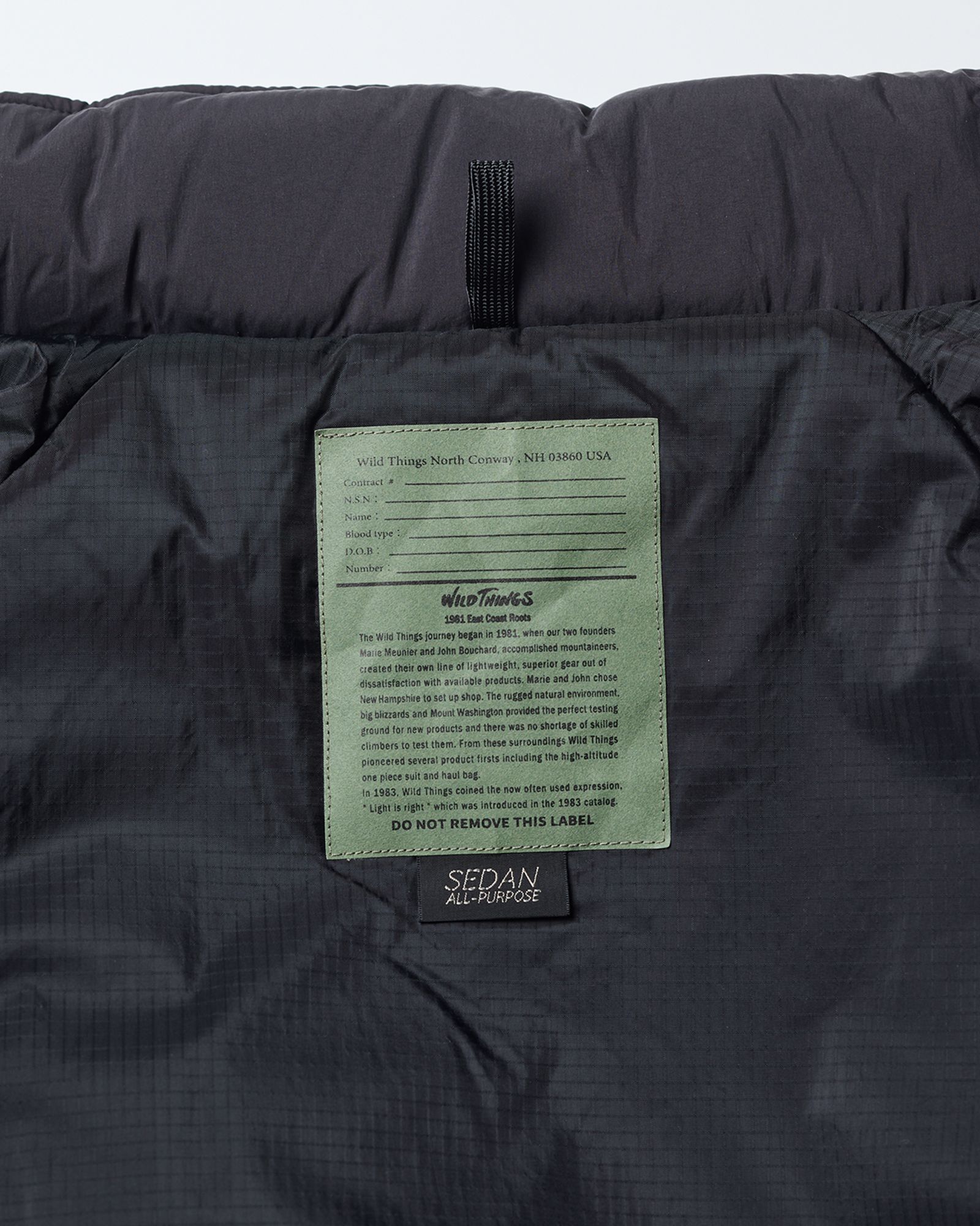 WILD THINGS / HAPPY MONSTER JACKET / Black