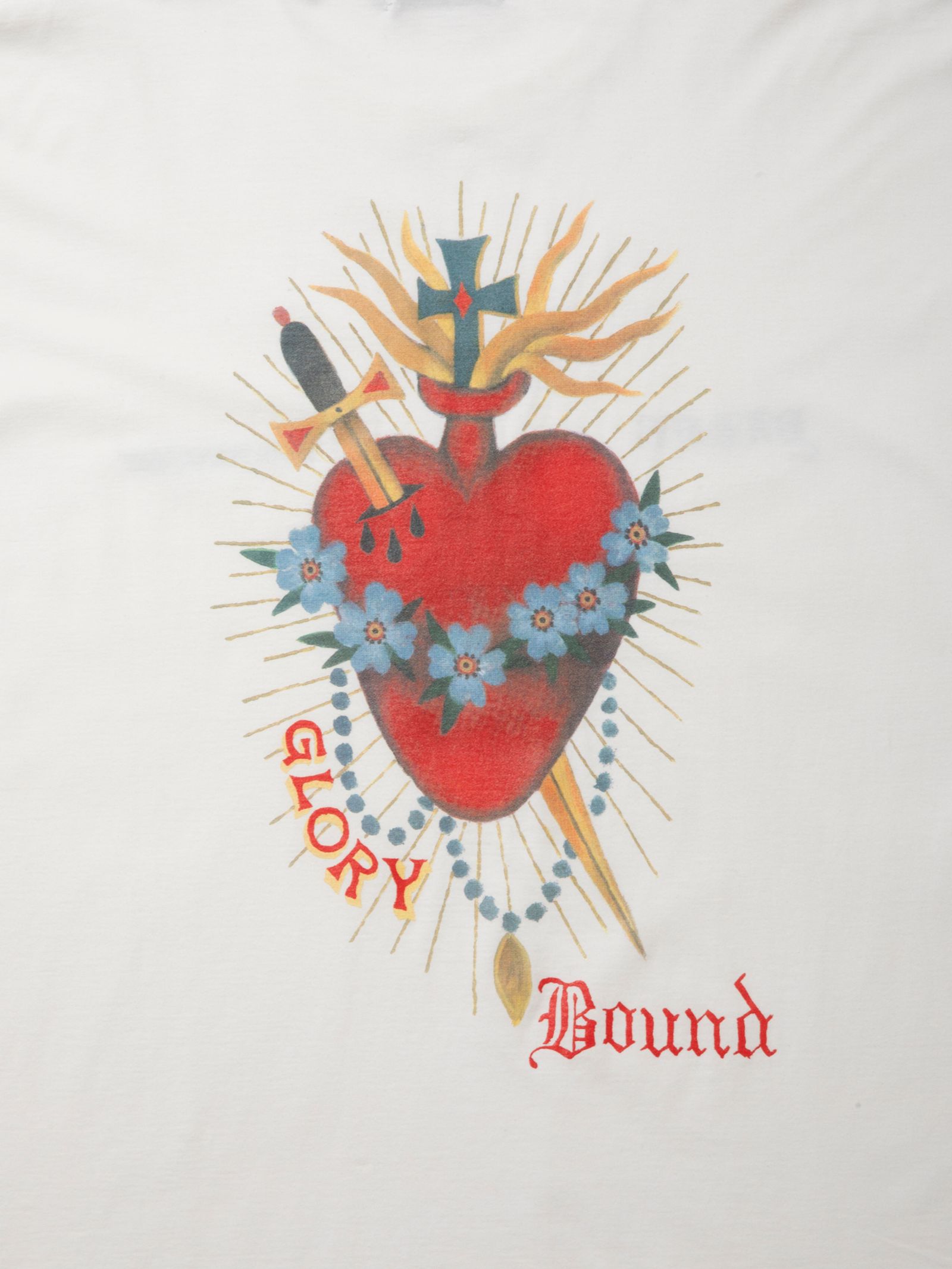 Print S/S Tee (Glory Bound) / WHITE /  Jakob Morley / コラボレーションティーシャツ