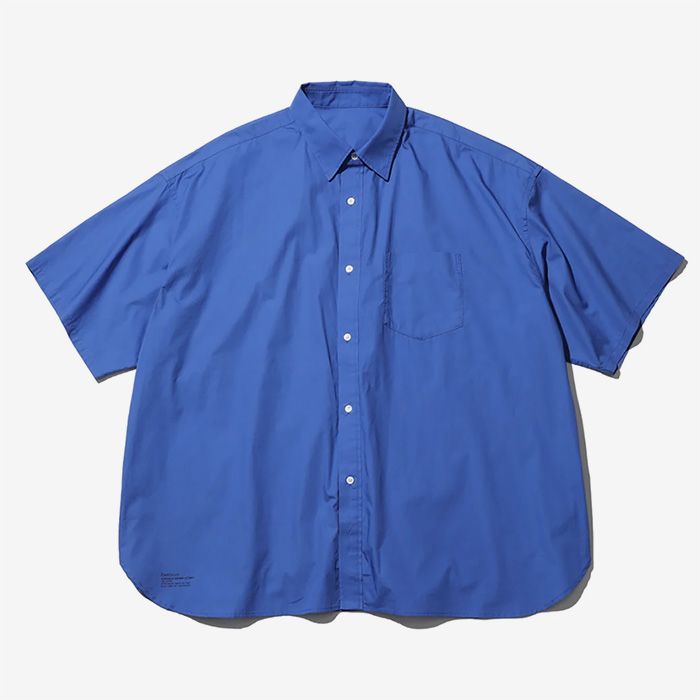 CORPORATE UNIFORM S/S SHIRT / BLUE - M