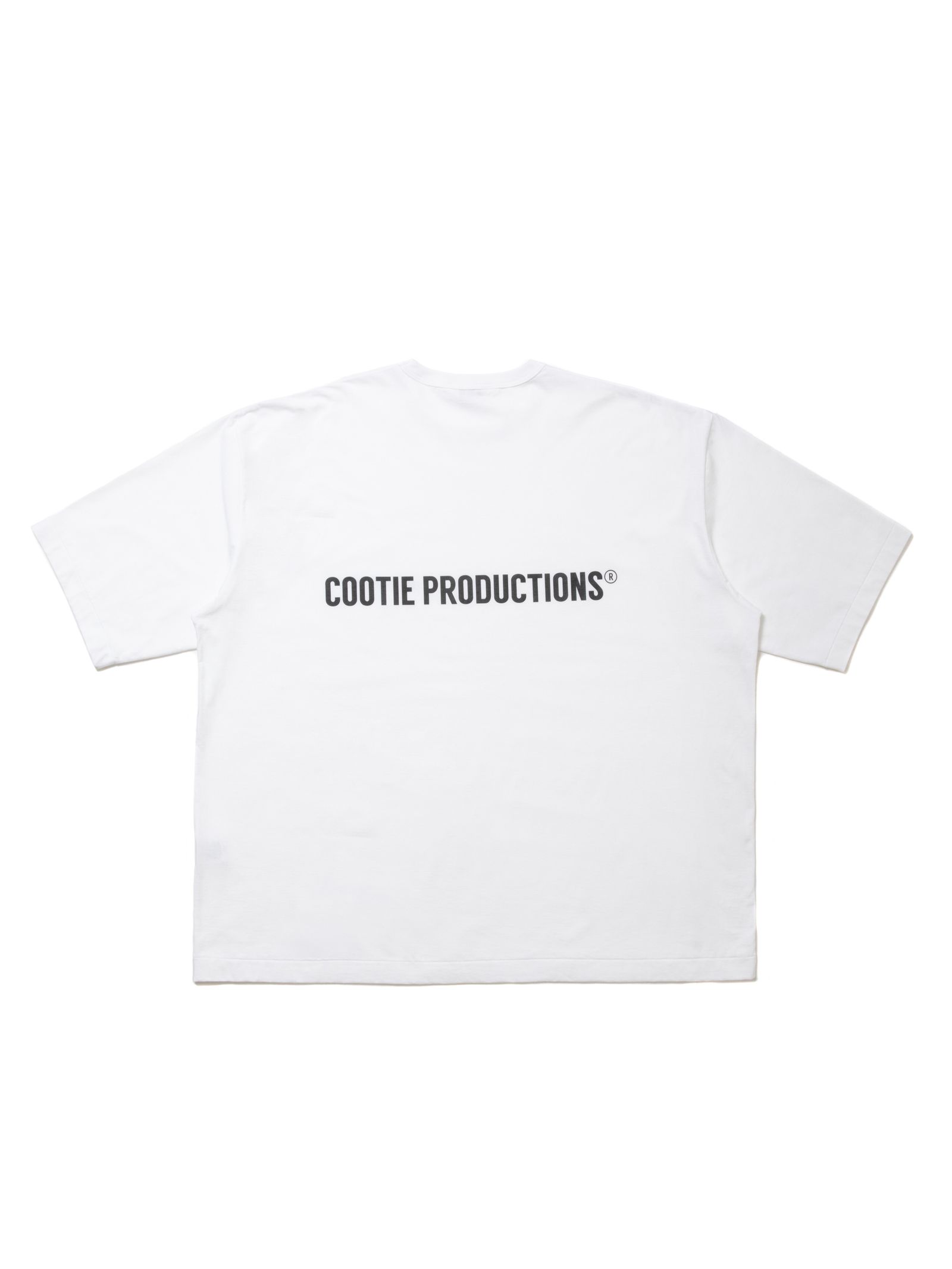 COOTIE PRODUCTIONS - Print Oversized S/S Tee / WHITE / プリント 