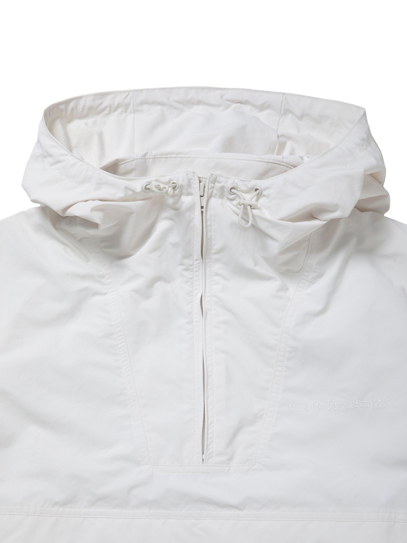 Polyester Taffeta Anorak Hoodie / OFF IVORY /  アノラックジャケット