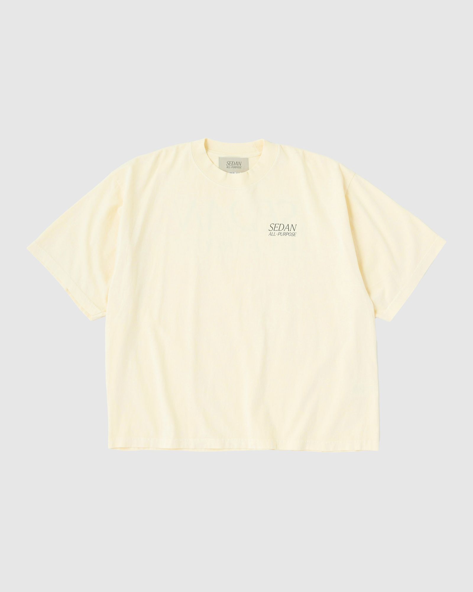 GARMENT DYED S/S TEE / Ecru