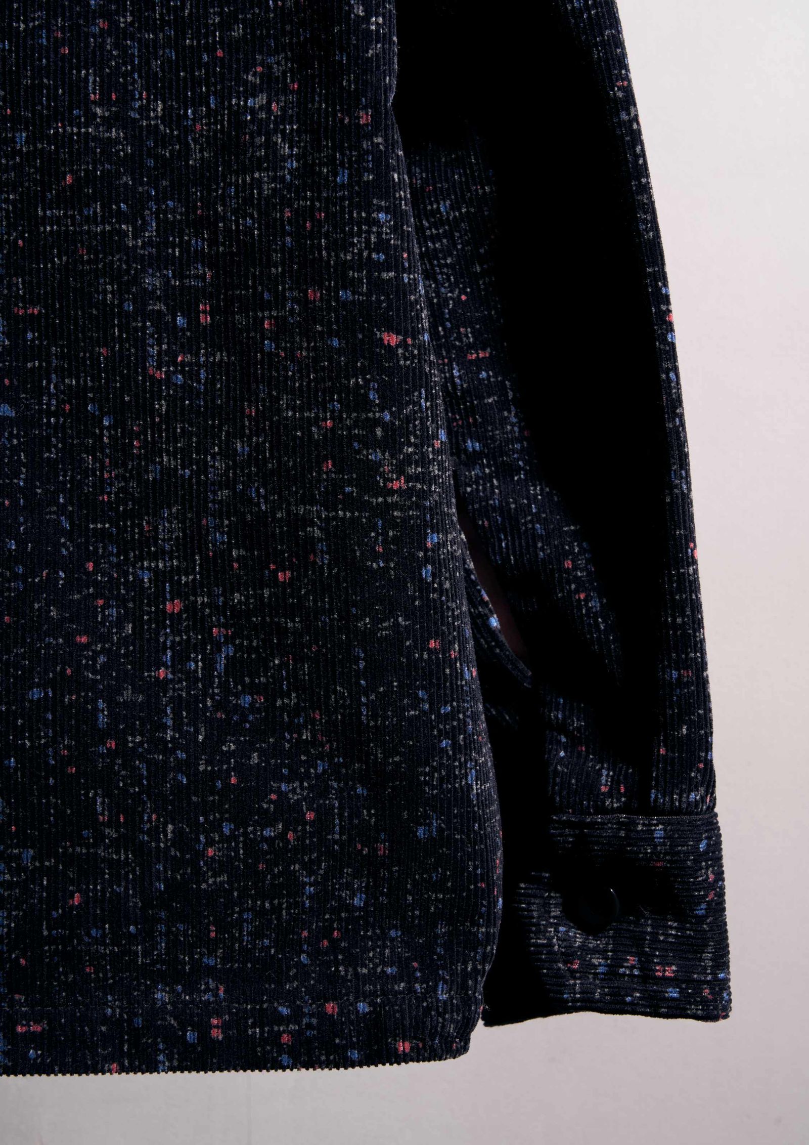 CORDUROY ZIP JKT SAP / BLACK / ジップアップジャケット