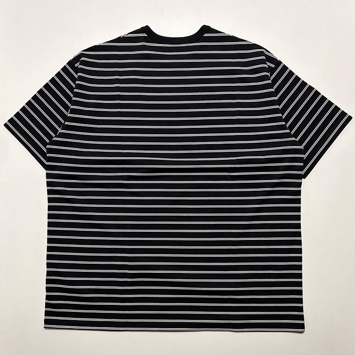 Tri Spun Border S/S Tee / Black×White