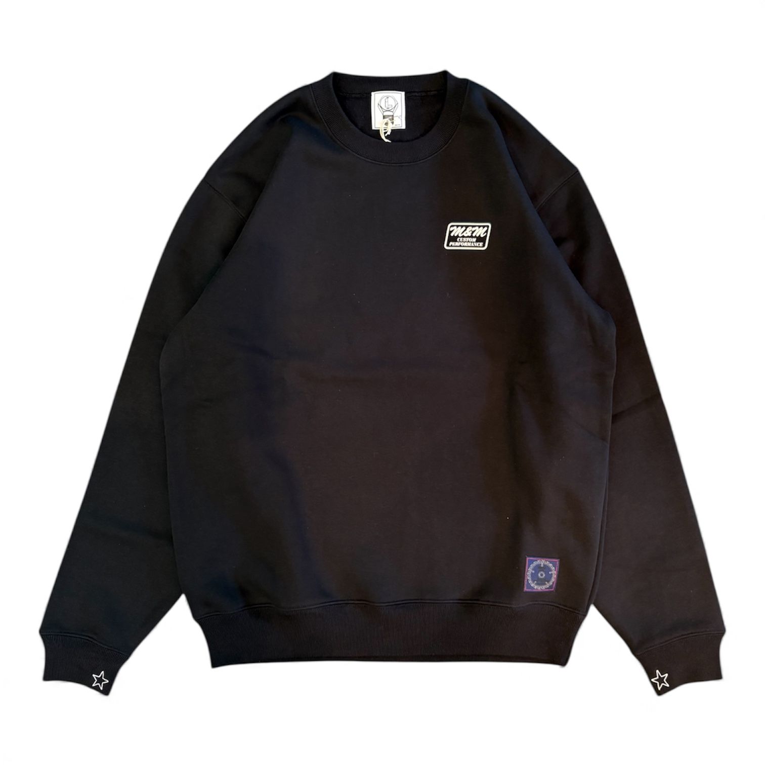 Add Crewneck Sweat / BLACK / クルーネックスウェット