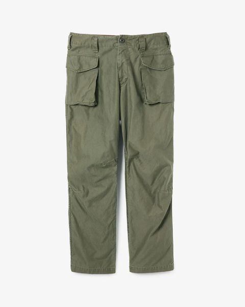 TROOPER 4P TROUSERS COTTON BACK SATIN VW / OLIVE / カーゴトラウザーズ