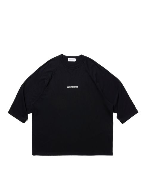 C/R Smooth Jersey T/Q Raglan Sleeve Tee / BLACK /  ラグランスリーブティーシャツ