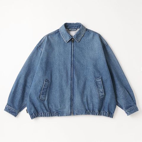 WASHED DENIM JACKET | WASHED BLUE SFCSS25J01 Stripes For Creative