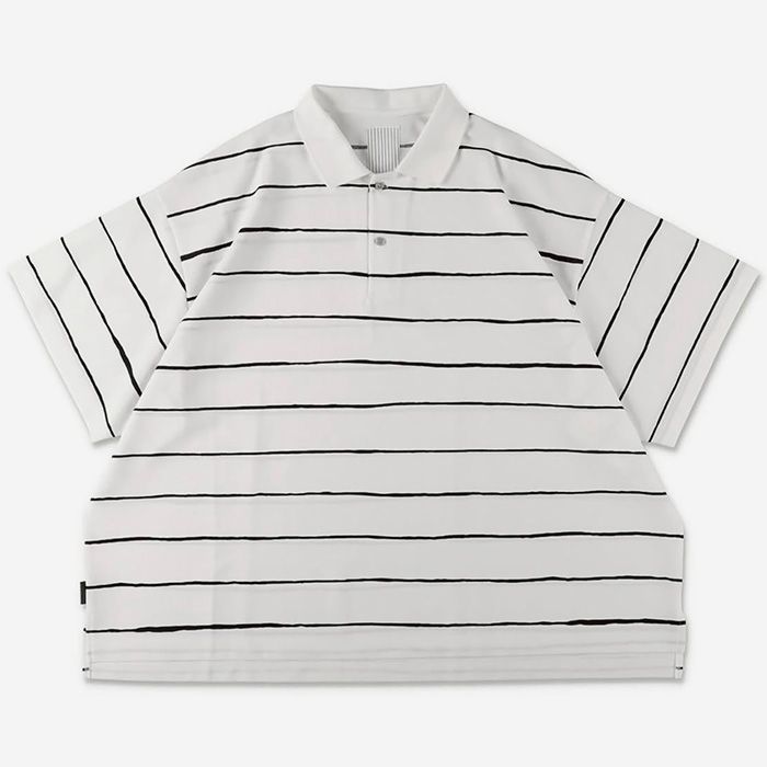 SIDE STRIPE BIG POLO | WHITE