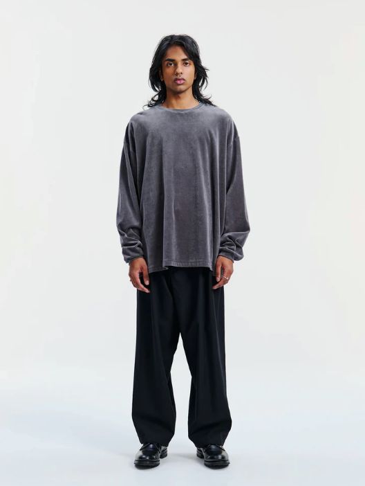 T/W Twill 2 Tuck Wide Easy Trousers / BLACK /  ツータックイージートラウザーズ / CTE-25S106