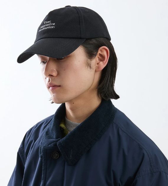 WORKER 6P CAP COTTON OXFORD / BLACK