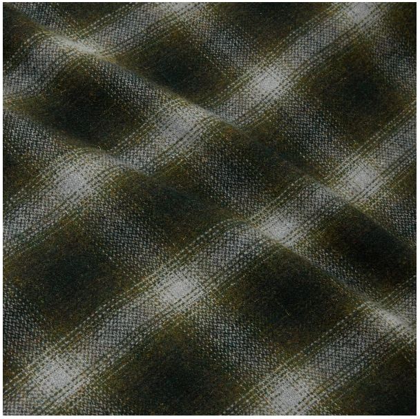 Wool Ombre Check L/S Shirt(26aw) / OD / オンブレ チェック シャツ