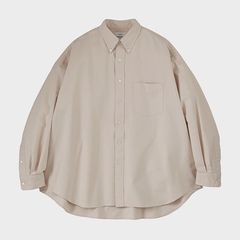 Oxford L/S Oversized B.D Shirt / ECRU