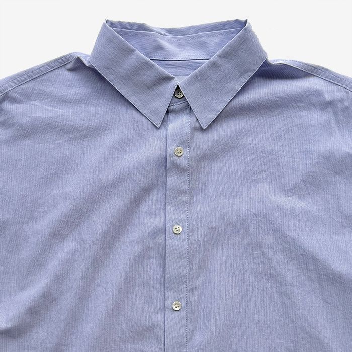 Seersucker Pullover Shirt / Blue
