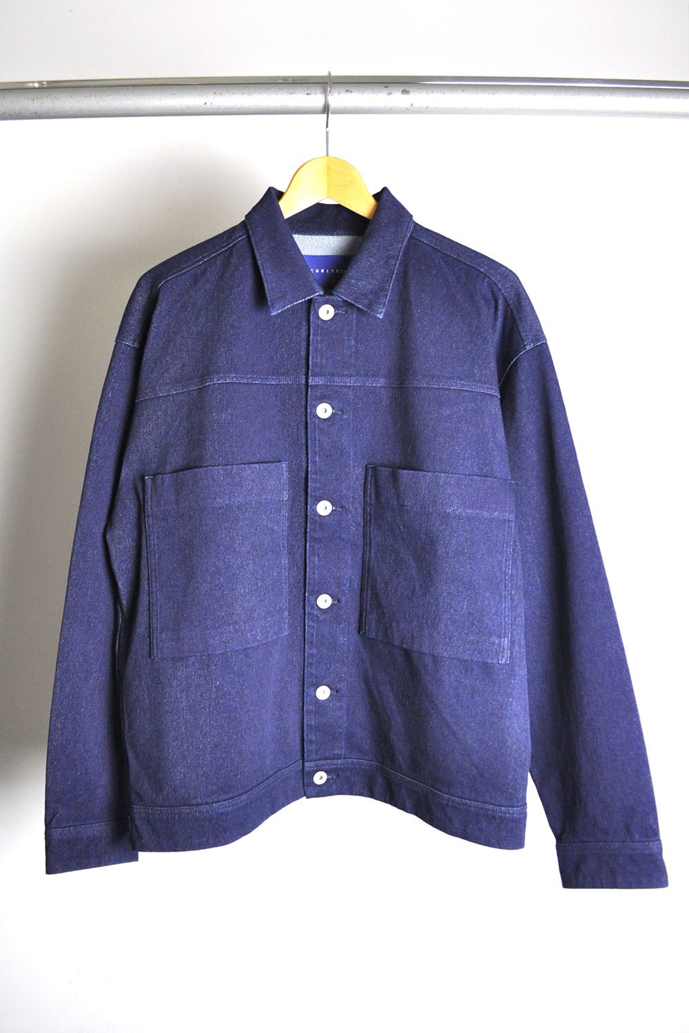 indigo long jacket