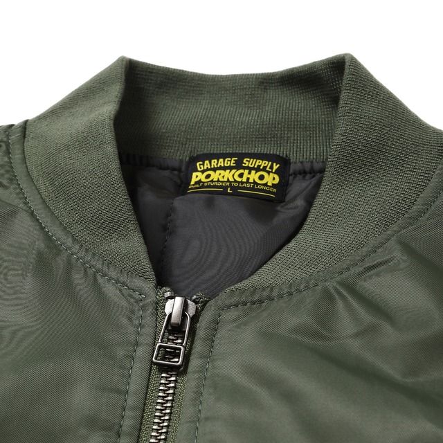 PORKCHOP - FIRE UP MA-1 JACKET / OLIVE / MA-1ジャケット