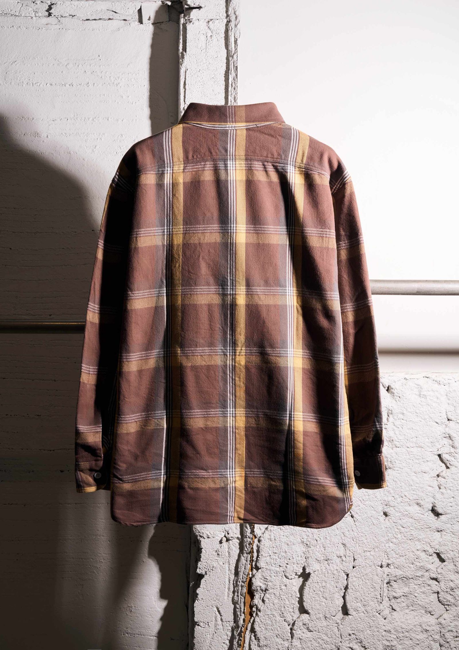 HAVY FLANNEL SHIRT / MUSTARD / フランネル シャツ