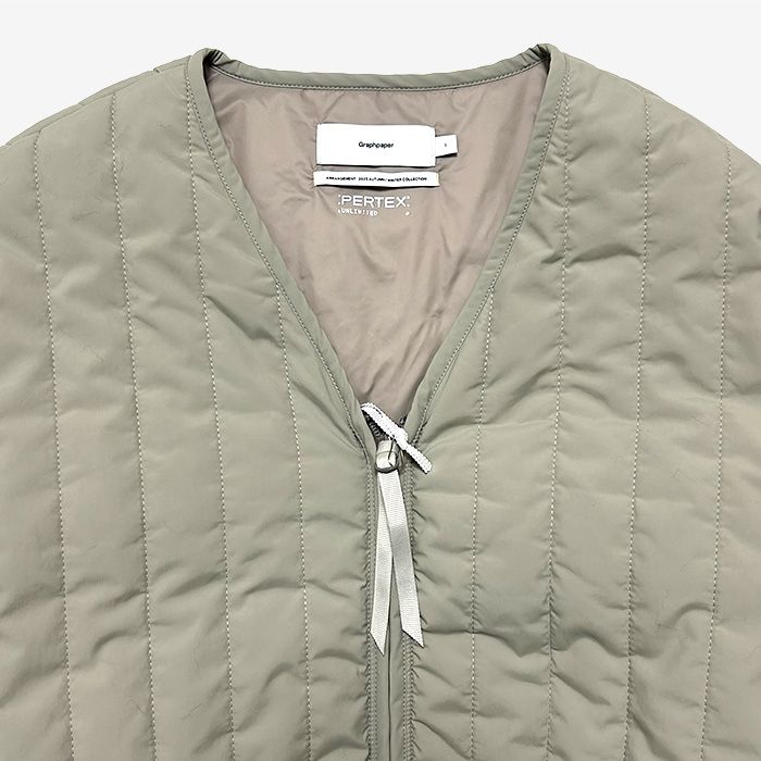PERTEX UNLIMITED Quilted Liner Jacket / GREGE