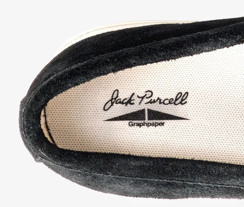 Graphpaper - JACK PURCELL LOAFER / GP / BLACK | Stripe