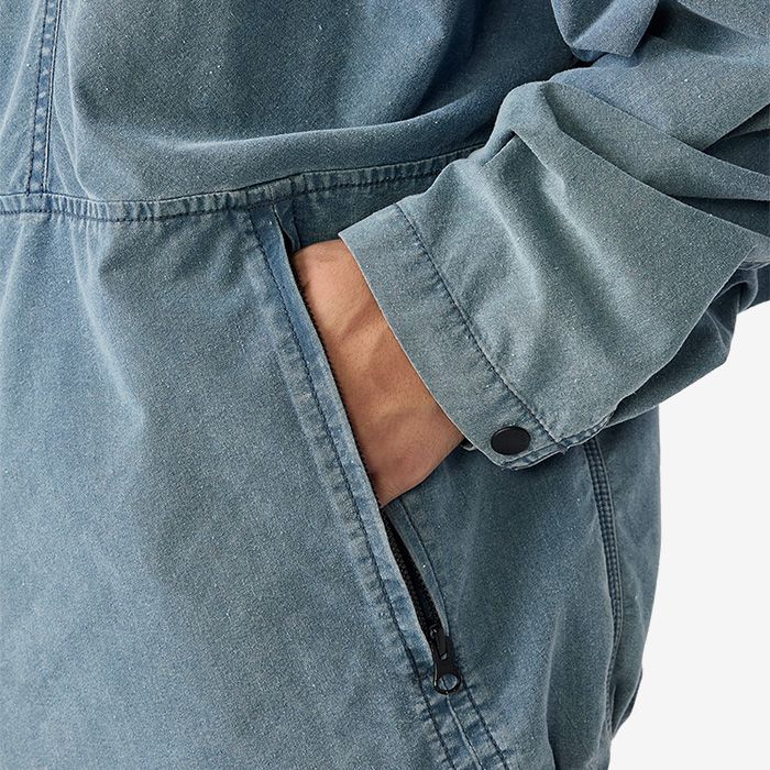 Cotton Nylon Weather Field Jacket / IB(Indigo Bleach)