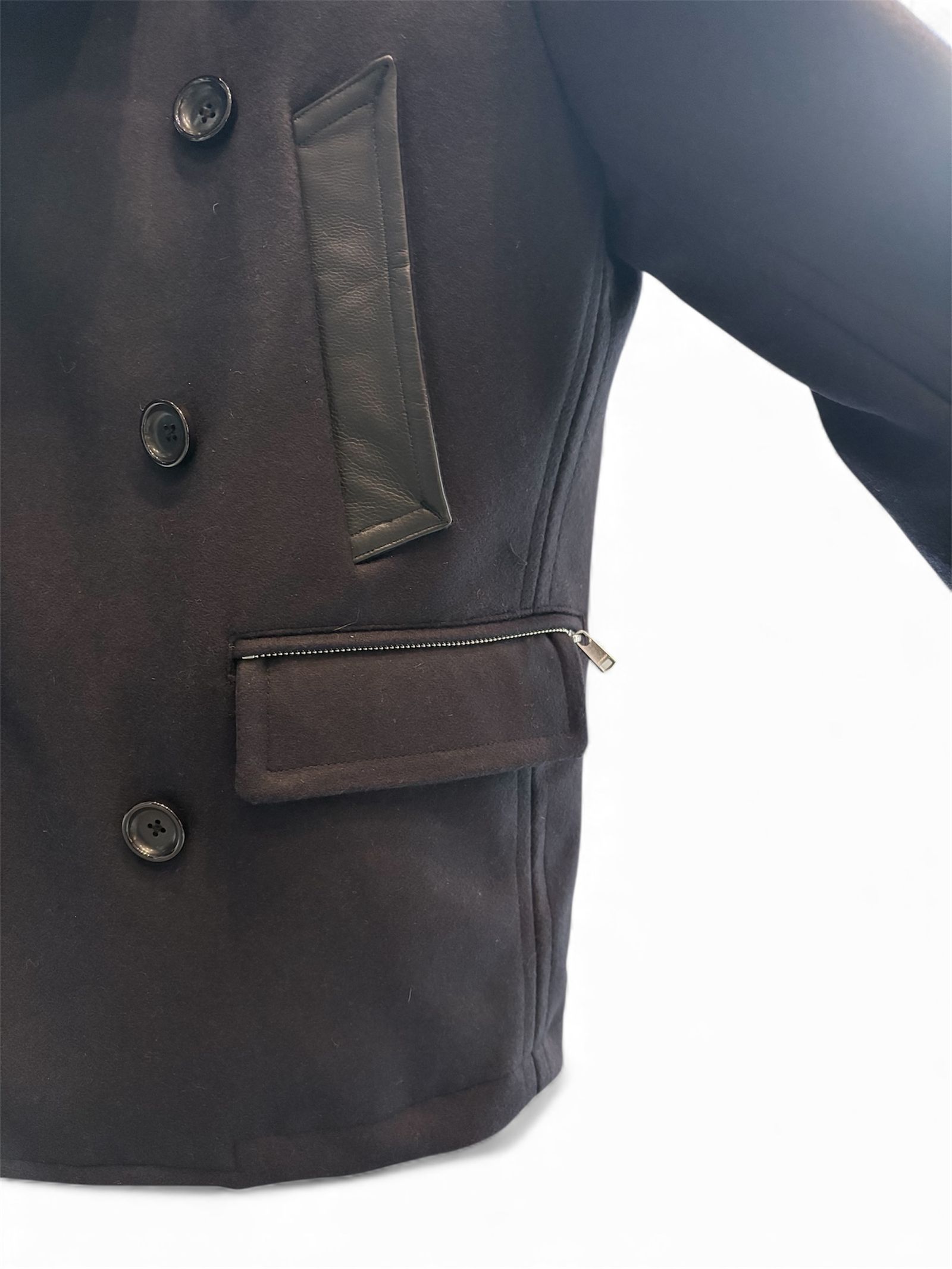 MARINER COAT W/N DOUBLE MELTON WITH WINDSTOPPER® / NAVY / ピーコート / NN-JU4705