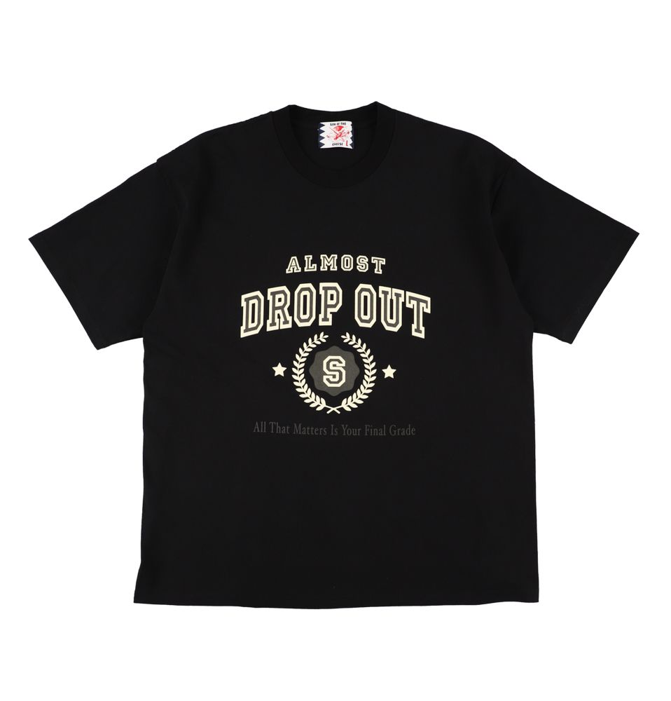 SON OF THE CHEESE - College TEE / BLACK / カレッジロゴティーシャツ ...