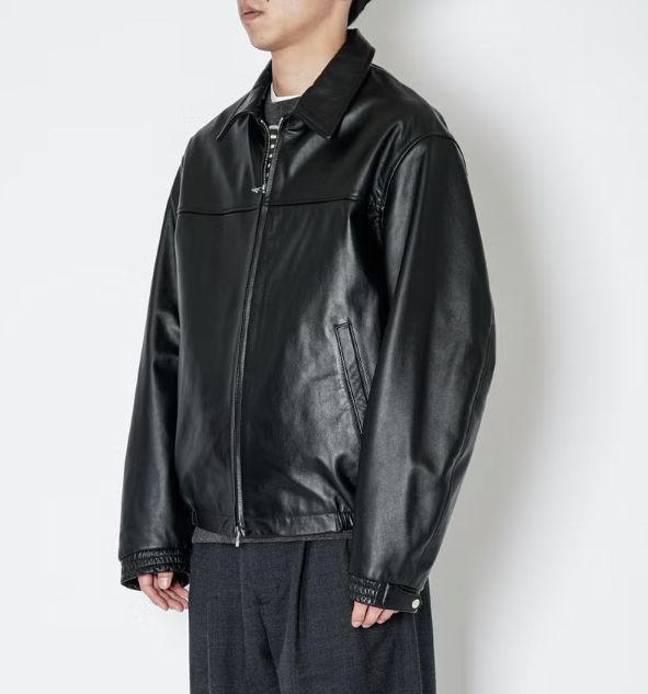 LEATHER JACKET / BLACK
