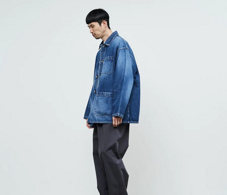 Graphpaper - Selvage Denim Coverall-DARK FADE | Stripe Online Store