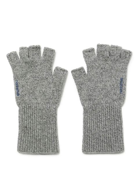 DWELLER CUT OFF GLOVES WOOL YARN / OATMEAL