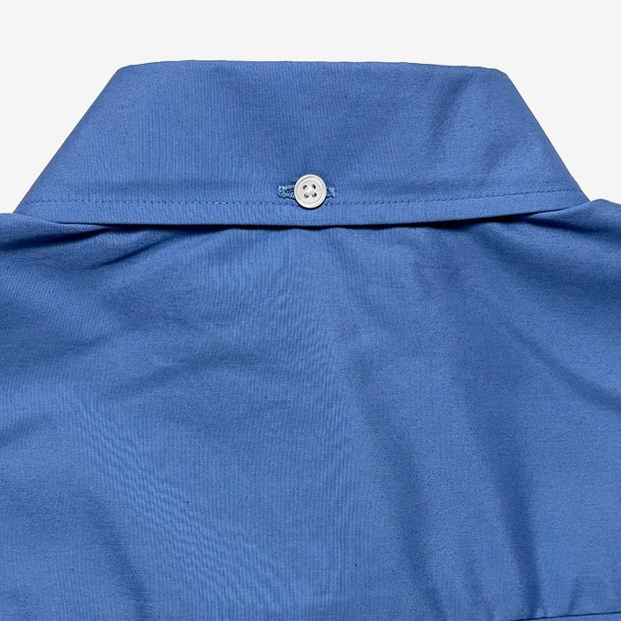 Easy Care Poplin L/S Oversized B.D Shirt / Blue