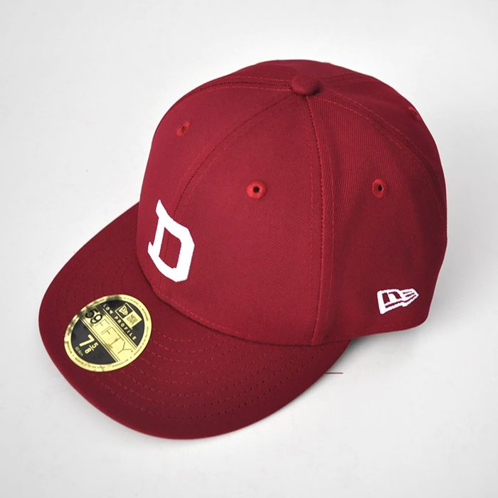 DESCENDANT - LETTERED LP 59FIFTY NEW ERA / BURGUNDY | Stripe Online Store