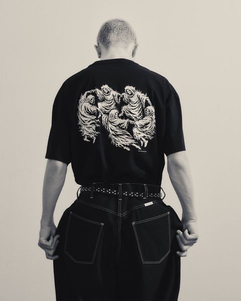 Print S/S Tee - DANCE / BLACK /  プリント ティーシャツ