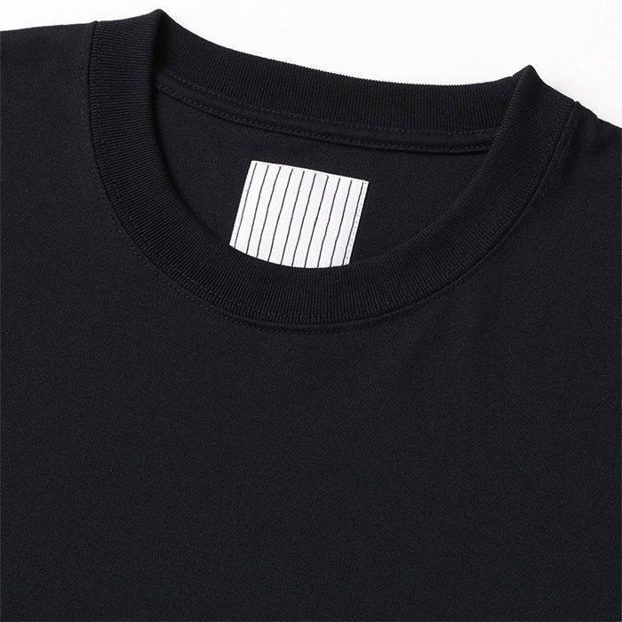 トップス STRIPES FOR CREATIVE SUPER BIG TEE Stripes For Creative - SUPER BIG TEE W DRAWSTRINGS | BLACK