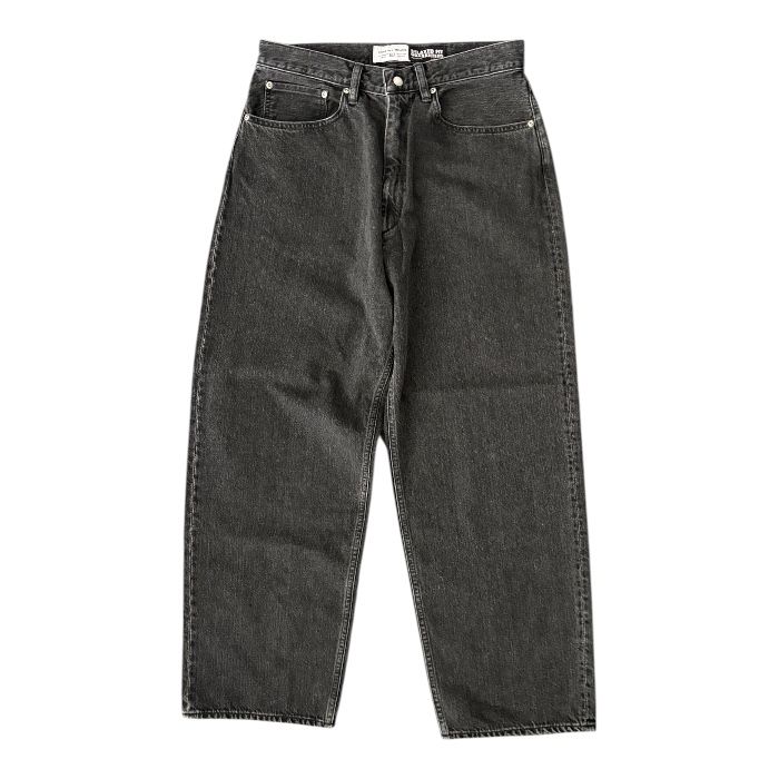 Standard Baggy 5 Pockets Denim / Washed Black