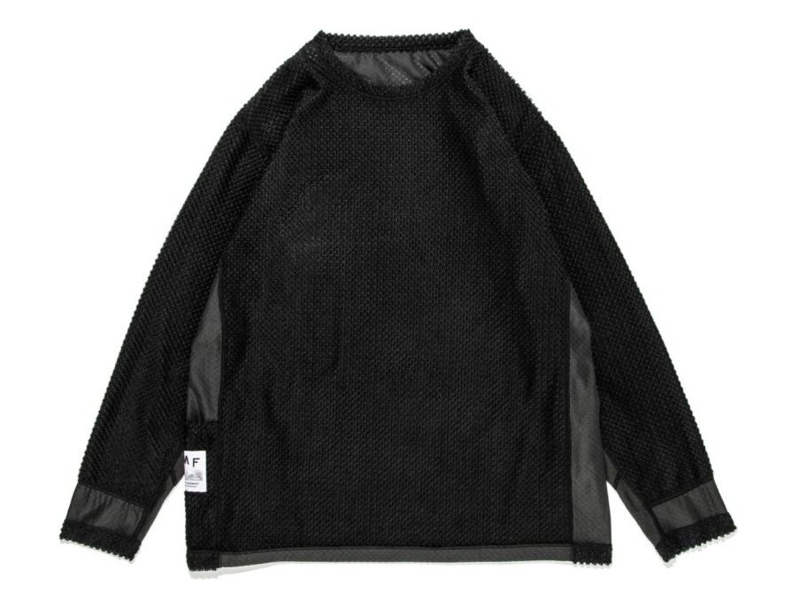 COMFY OUTDOOR GARMENT - CMF-OCTA LS TEE -2023FW- / BLACK | Stripe