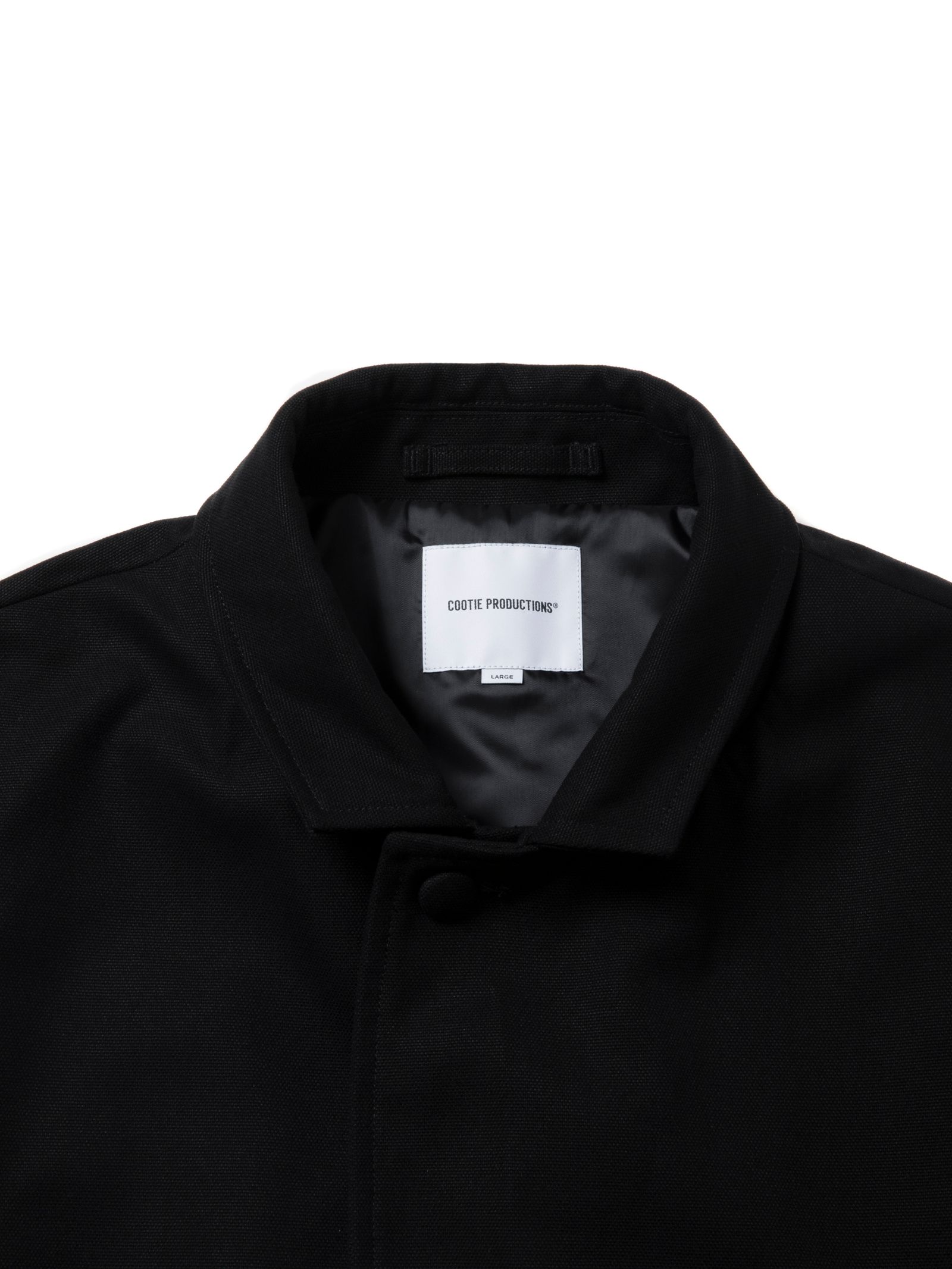 Cotton Canvas Padded Short Coat / BLACK / キャンバスコート / CTE-25A214