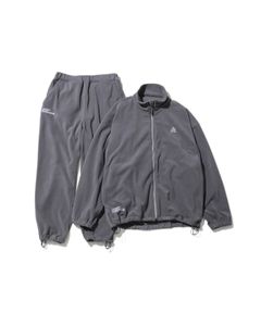 FLEECE TRACK SUIT / GRAY