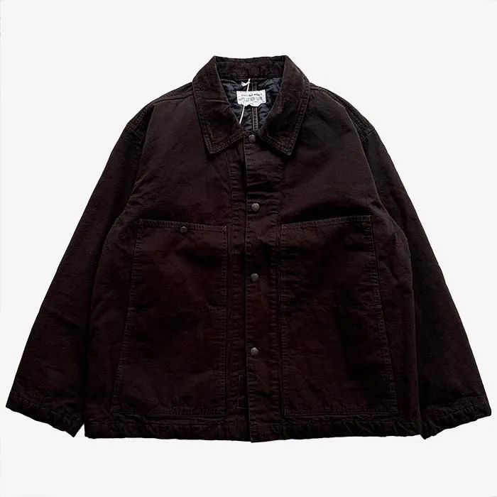 Quilted Coverall / Muddy Black