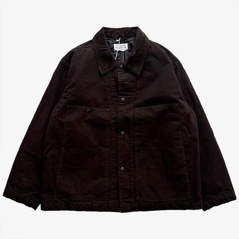 Quilted Coverall / Muddy Black