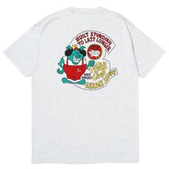 PORKY TEE / ASH / プリント ティーシャツ