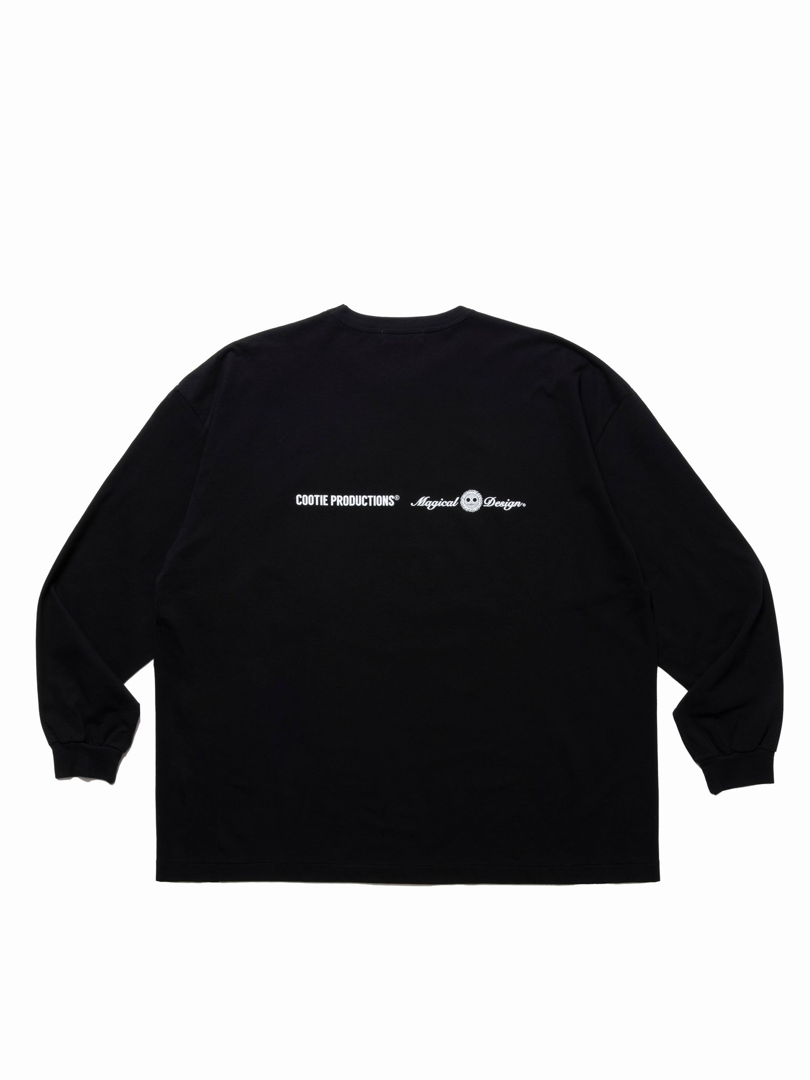 Print L/S Tee (Magical Design®) / BLACK /  コラボレーションL/Sティーシャツ