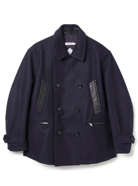 MARINER COAT W/N DOUBLE MELTON WITH WINDSTOPPER® / NAVY / ピーコート / NN-JU4705