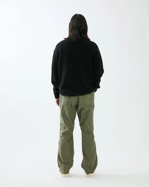 TROOPER 4P TROUSERS COTTON BACK SATIN VW / OLIVE / カーゴトラウザーズ