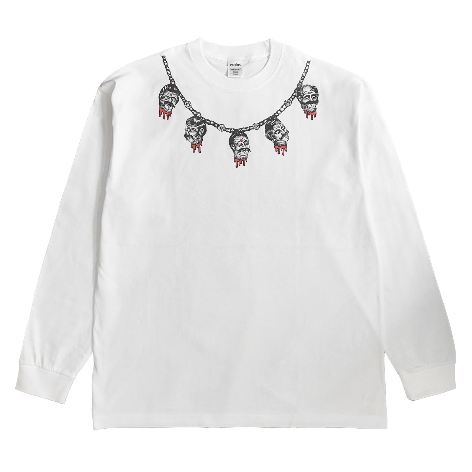 KALI MA L/S T SHIRT / WHITE / プリントシャツ