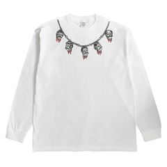 KALI MA L/S T SHIRT / WHITE / プリントシャツ