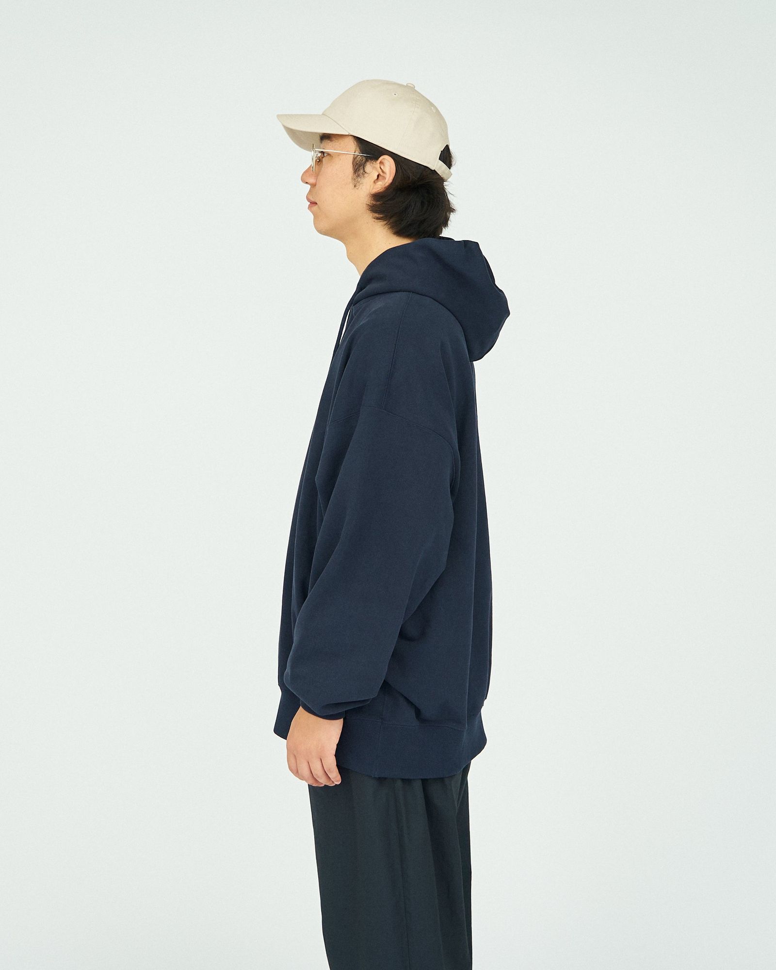 LIGHT OZ PULLOVER HOODIE / NAVY