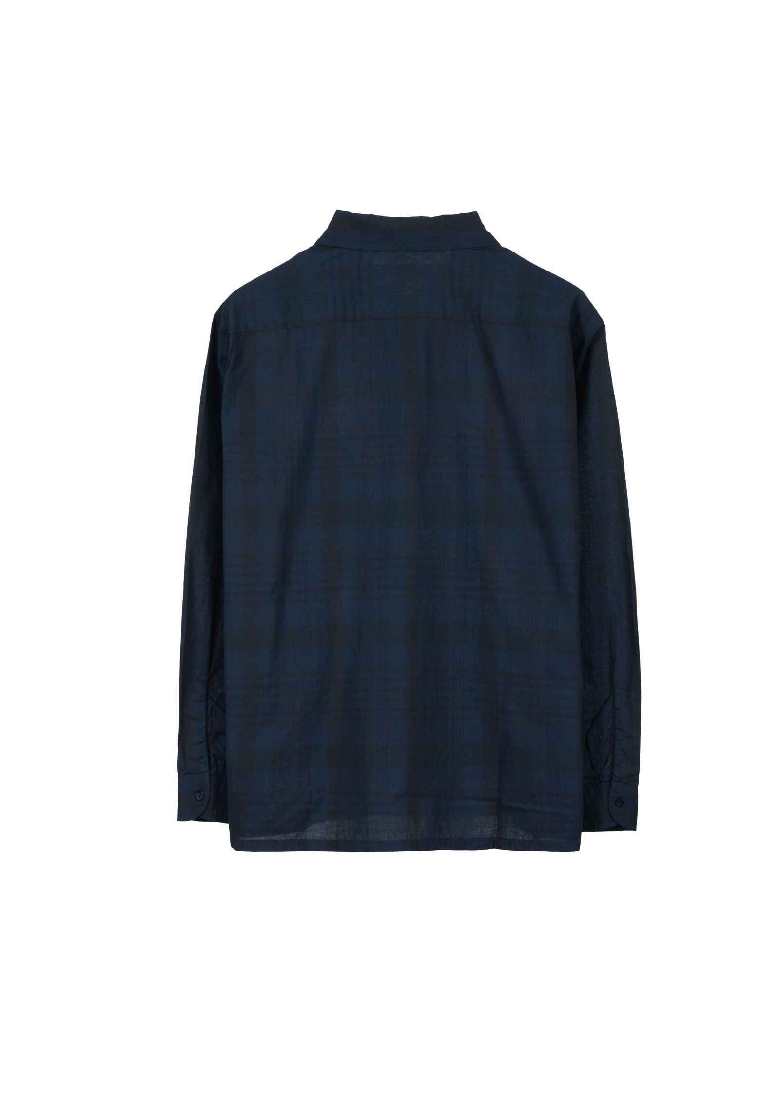 MADRAS DYED SHIRT / NAVY
