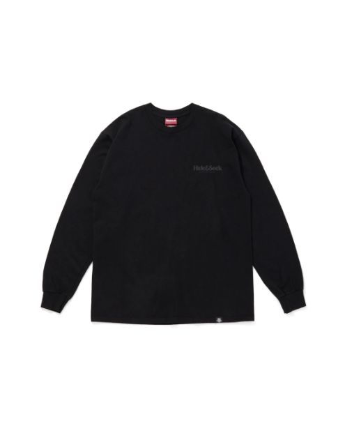 Logo L/S Tee(26ss) / BLK×GRY / プリントロングスリーブティー